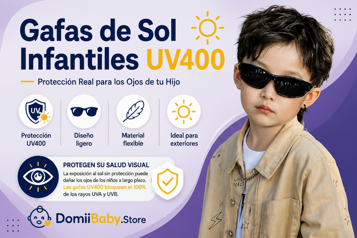 Gafas de Sol Infantiles UV400 — Protección Real para los Ojos de tu Hijo ☀️